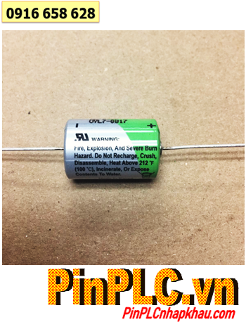 XENO XL-050F (trục thép 2 đầu); Pin nuôi nguồn XENO XL-050F lithium 3.6v 1/2AA 1200mAh (Xuất xứ Hàn Quốc)